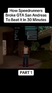 How Speedrunners Broke GTA San Andreas To Beat It In 30 Minutes - PART 1 #speedrunners #broke #gta #sanandreas #fyp