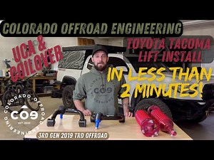 Toyota Tacoma 3” Lift Install IN LESS THAN 2 MINUTES!