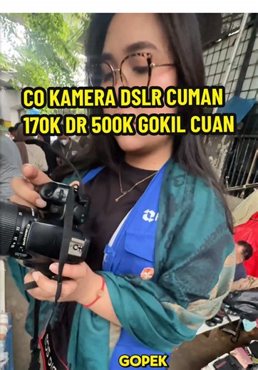 Kamera DSLR Hanya 170K, Harga Ambyar dan Menguntungkan!
