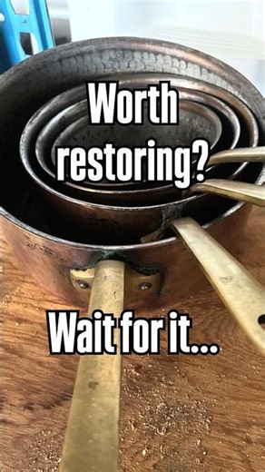Before & After: Vintage Copper Cookware Transformation
