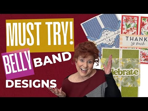 5 BELLY BAND Designs to Make Your Cards STAND OUT