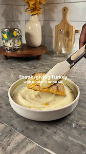 It’s officially turkey season, and you know I had to make one (turkey emoji)🍗 Brining your turkey is the secret to keeping it juicy, tender, and full of rich flavor. RECIPE: Turkey: Butcher’s Brine Kit from @walmart Turkey Unsalted butter Fresh parsley Rosemary Thyme Celery Carrots Yellow onion Garlic and Herb Seasoning The Blend Seasoning Head of Garlic Stuffing: Stuffing Mix Shredded rotisserie chicken 1. Brine turkey with your Brine Kit 2. Create compound butter 3. Stuff butter underneath an