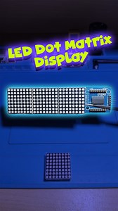 شاشة عرض نقطية 🚥📟 . LED dot matrix display 🚥📟 . #إلكترونيك #اصنعه_بنفسك #شاشة #شاشة_نقطية #device #device_DIY #electronics #electronicsolution #display #ESP32 #ESP8266 #Arduino #arduino_display #LED_Matrix #display #reels #reelsinstagram #instagram #viral #explore #instagood #explorepage #instagramreels #morocco #maroc #travelgram #morocco | Oussama EL Assiri