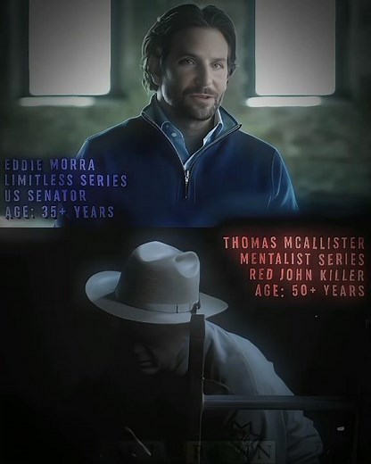 Eddie Morra VS Red John / Limitless and Mentalist / archive edit 2024