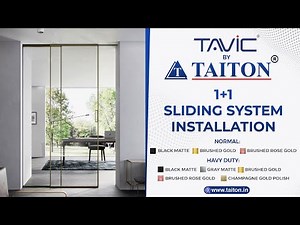 1+1 Sliding System Installation - Taiton Architectural Glass Hardware