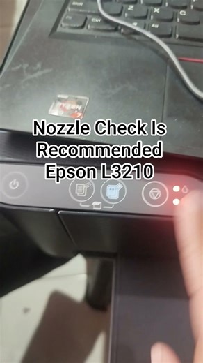 Nozzle Check Is Recommended Epson L3210 #printer #epson #shortvideo #shorts #short #pc #instink #fyp