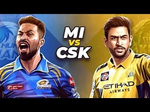 mi vs csk 2025 highlights/3D Animation #trending #youtubevideo #mumbai #chennai support me guys 🫡