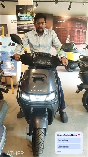 Ather Rizta Deccan Grey // Ather RiztaS 3.7 #electricscooter #Ahherhowrah #AtherEnergy #EV #ytshorts