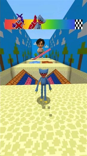 Poppy Playtime Chapter 5 Lava Jump Noob Pro Challenge😱 #minecraft #poppyplaytime