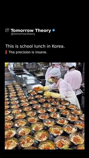 This Is What School Lunch Looks Like in Korea 🥪🇰🇷