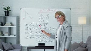 Nice Female Math Teacher Board Room Stock Footage Video (100% Royalty-free) 1060397846 | Shutterstock
