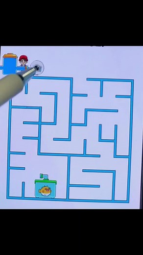 Drawing a Maze on a Digital Screen