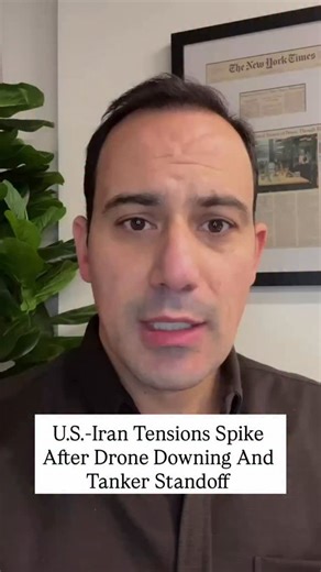 Tensions with Iran escalated Tuesday as U.S. forces shot down an Iranian drone after it approached a U.S. aircraft carrier near the Strait of Hormuz. It happened within hours of a failed Iranian military attempt to stop and board a U.S.-flagged oil tanker in the waterway. It comes as the U.S. and Iran are set to hold diplomatic talks on the nuclear deal on Friday. U.S. forces shot down an unmanned Iranian drone after it approached the aircraft carrier USS Abraham Lincoln in international waters,