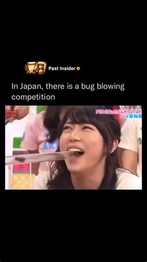 Past Insider on Instagram: "Only in Japan, right? 😂🇯🇵🎺 This wild bug-blowing competition uses instruments made from hornet horns to create the loudest sound. Follow @pastinsider for more 🐝✨ Participants compete to blow the strongest blast or reach the farthest distance, showing Japan’s unique traditions and creative use of natural materials. #JapanCulture #UniqueTraditions #FestivalFun #WeirdCompetitions #HistoryFacts"