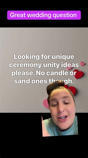 Cassie Horrell ✨ on Instagram: "l unity ceremonies within a wedding ceremony or not mandatory, however, they can be a physical representation and Momento that you can have in your home after! #weddinganswer #weddingplanningtip #weddingtiktok #weddingplanning #weddingopinion"