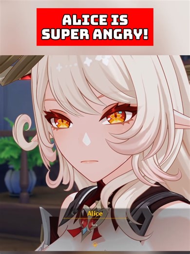 Alice is Angry! #genshinimpact #genshin #alice