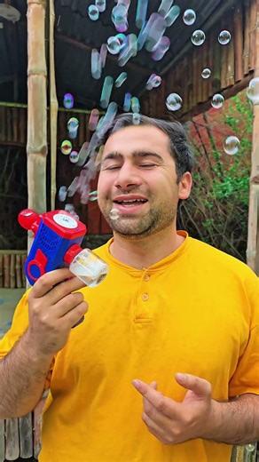 Poor boy was made fun of for not having a Bubble toy 🫧🌬🔫
