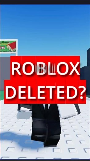 Roblox Got Deleted Overnight… #roblox #robloxshorts #gaming