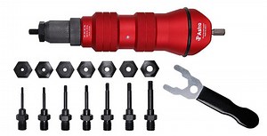 Astro Pneumatic Rivet Nut Drill Adapter Kit with 8 Mandrels and Nosepieces (ADN14)