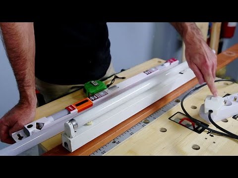 Replacing a fluorescent tube with an LED - Bricomania
