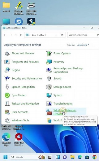 How to turn On windows Defender Firewall in windows 11