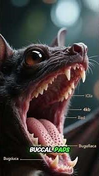Close up of Bat Teeth