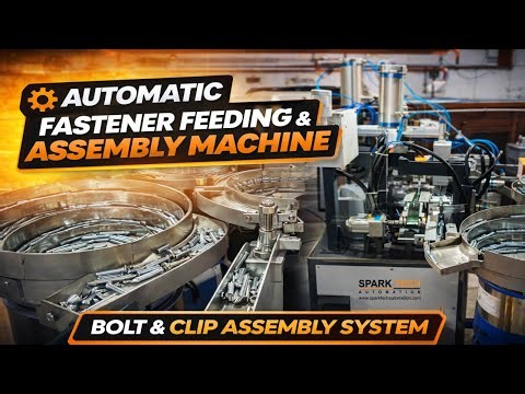 Fully Automatic Bolt & Clip Assembly System | Spark Tech Automation