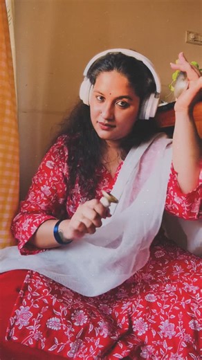 Radhika Radhakrishnan on Instagram: "A few of you seem to be enjoying my nattuvangam learning journey, so here’s another one from a practice session. | nattuvangam, classical dance |"