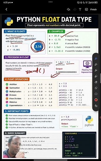 Float in Python 🚀 | Decimal Numbers + Hidden Precision Issue #codingforbeginners