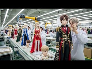 Inside China’s BTS Doll Factory: From Plastic Pellets to Crazy K-Pop Idol Doll (Full Process)