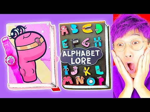 CRAZIEST ALPHABET LORE ART VIDEOS EVER! (LETTERS IN REAL LIFE, NEW GAMING ARTBOOK, & MORE!)
