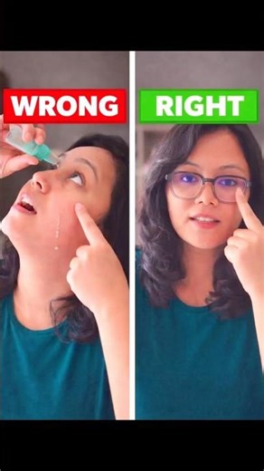 Eyedrop series-3 “You’re Putting Eye Drops in the WRONG Place ❌” #eyecare #eyedrops