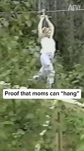 61K views · 321 reactions | This mom can hang! 藍 #afv #vintage #ziplining #water #fails | AFV Classics | Facebook