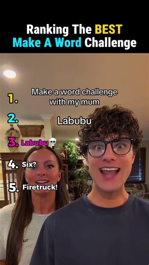 Ranking The Best Make A Word Challenge 🤣 #shorts #wordchallenge #funny