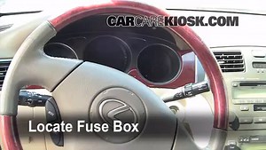 Interior Fuse Check: 2003 Lexus ES300 3.0L V6