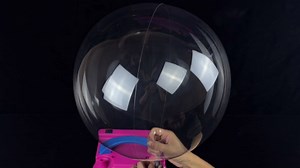 Clear Bubble Balloons, Large 24 Inch 20Packs Self Sealing Stretched Latex Free Plastic Crystal Clear bobo Balloons