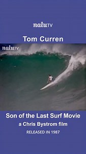Tom Curren in the 1987 surf film SON OF THE LAST SURF MOVIE, by Chris Bystrom. Watch on demand Nalu TV @tomcurrenofficial #chrisbystrom #surf #movies #nalutv | Nalu TV