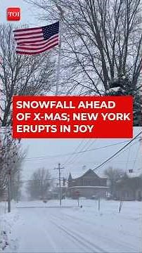 US: Snowstorm Hits New York, Sparks Chaos As Travel Plans Disrupted Post Thanksgiving