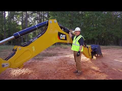 Cat® 440 and 450 Backhoe Loader Grease Points Overview