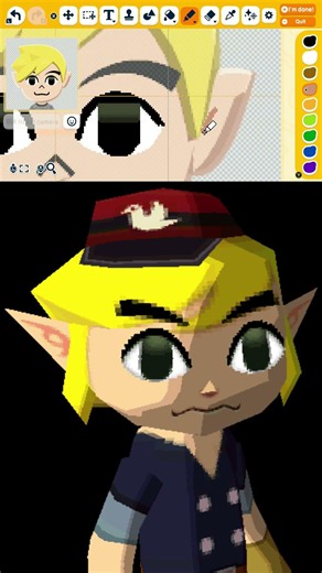 How to make Engineer Link from The Legend of Zelda: Spirit Tracks #link #thelegendofzelda