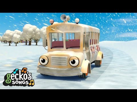 Sammy The School Bus Song | 🎵Classic Nursery Rhymes for Kids🎵Gecko's Garage