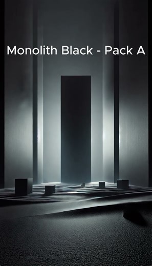 Monolith Black Aesthetic (4K Wallpaper)