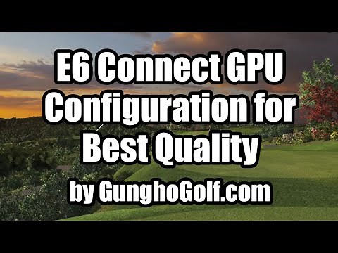 E6 Connect PC - Fix stuttering graphics by configuring your GPU in the Nvidia Control Panel