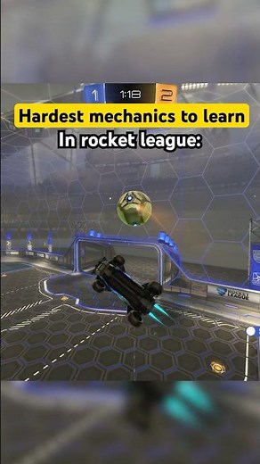 Hardest mechanics in rocket league😳 #rocketleague