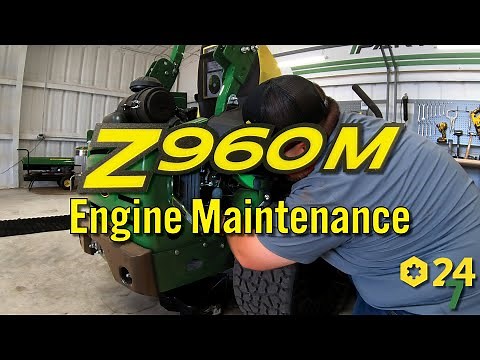 How to Maintain Engine on John Deere Z960M Zero Turn Mower