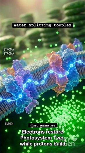 Water Splitting Complex in Photosynthesis #watersplittingcomplex #PSI #PSII #WSC #photosynthesis