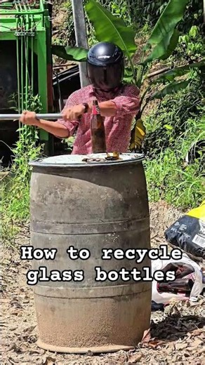 How to recycle glass bottles