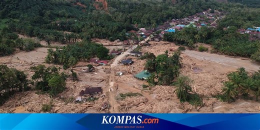 Update Korban Banjir-Longsor di Sumut: 217 Meninggal, 209 Hilang