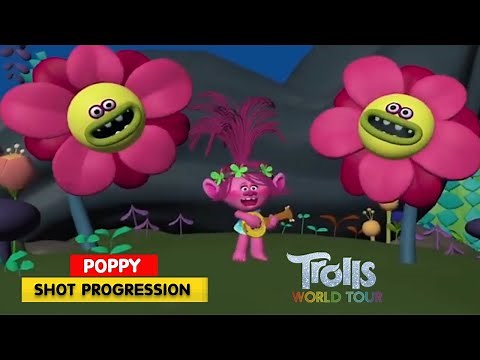 Trolls World Tour | Poppy Sing Shot Progression | Fernandez Puertolas | 3D Animation Internships