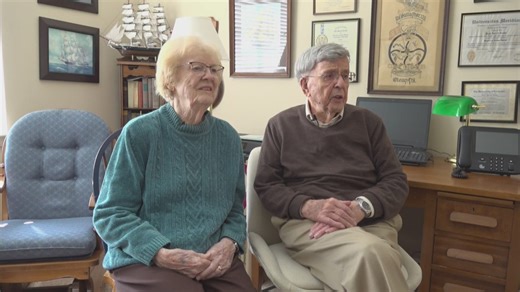 Iowa couple celebrates 77 years married, but it's more than love that got them this far
